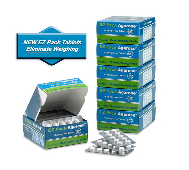 EZ Pack Agarose Tablets, 100g