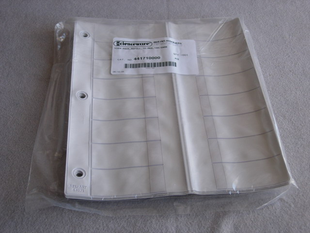 Refill Pages for Slide Holder Binder