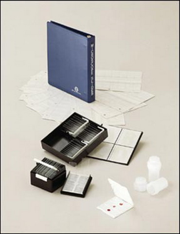 Microscope View-Pack Slide Holder with Ringer Binder