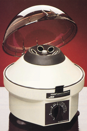 Centrifuge, Clay Adams Compact II. w/ timer & angle rotor