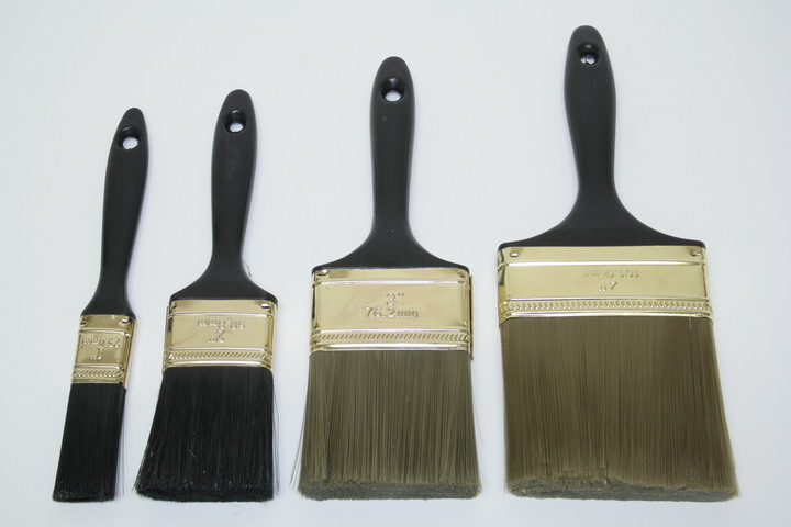Paint Brush Shaped, Plastic Handle, 9 inches