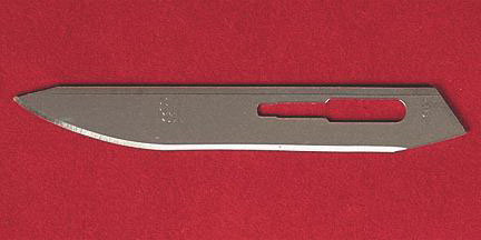 BD* Carbon Steel Blade for Dissecting Knife Handles, 2.375 in. long (6cm); Nonsterile; Size 60