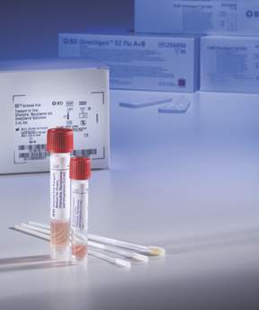 Viral Transport Kit; Sterile Nylon Flocked Flexible Minitip Swab w/scored Plastic Shaft
