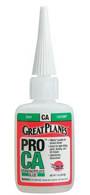 Great Planes Pro CA Glue 1/2 oz Thin