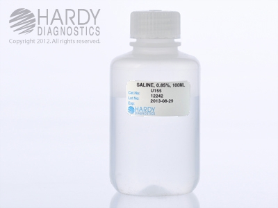 Saline, 0.85%, 100mL