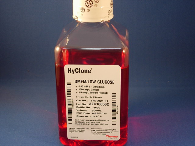 Classical Liquid Media Dulbeccos Modified Eagles Medium: DMEM/Low, L-Glutamine & Sodium Pyruvate