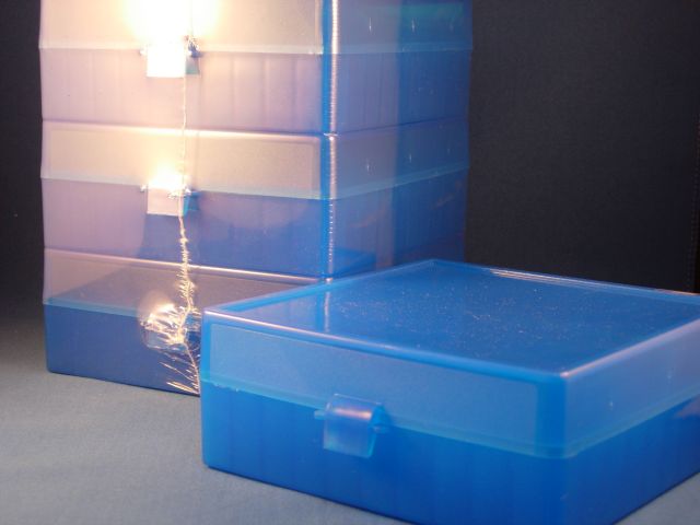 100-Well Microtube Storage Rack - Blue