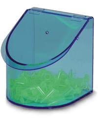 Single Compartment Bin, Blue