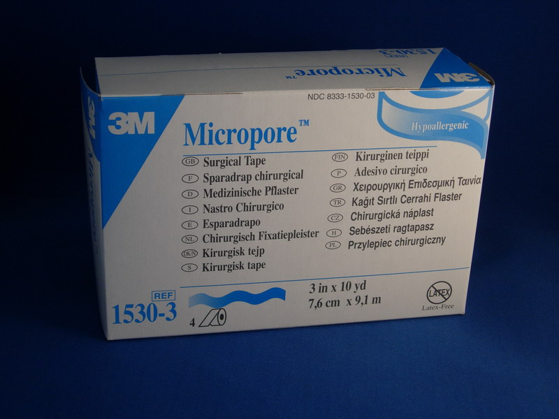 Micropore Surgical Paper Tape 3''x 10 yd