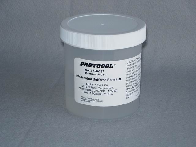Jar, Biopsy (Buffered Formalin) - 480/240 mL