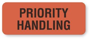 Label, Priority Handling