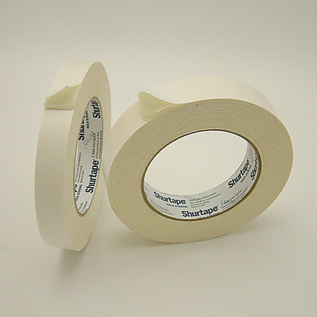 Permacel Double Coated Kraft Paper Tape 1 in. x 36 yd., white