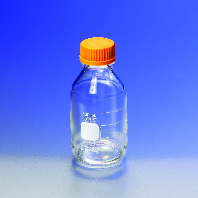 Pyrex Media Bottles, 500 mL