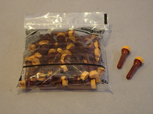CAPIJECT Capillary Blood Collection Tube - Amber