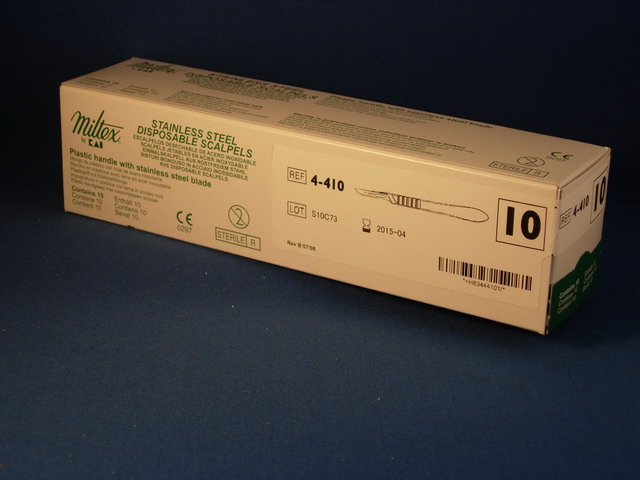 Disposable Scalpel (Miltex) #10 blade