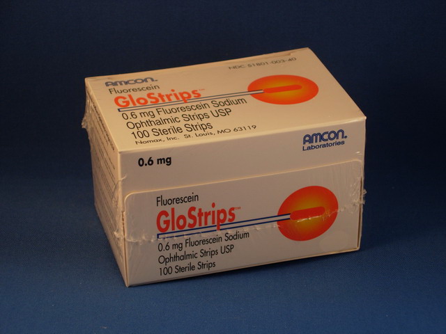 Glo-Strips 0.6mg Flourescein Strip