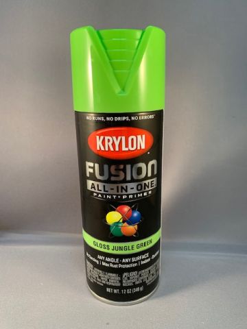 KRYLON Fusion Gloss Jungle Green for plastic paint