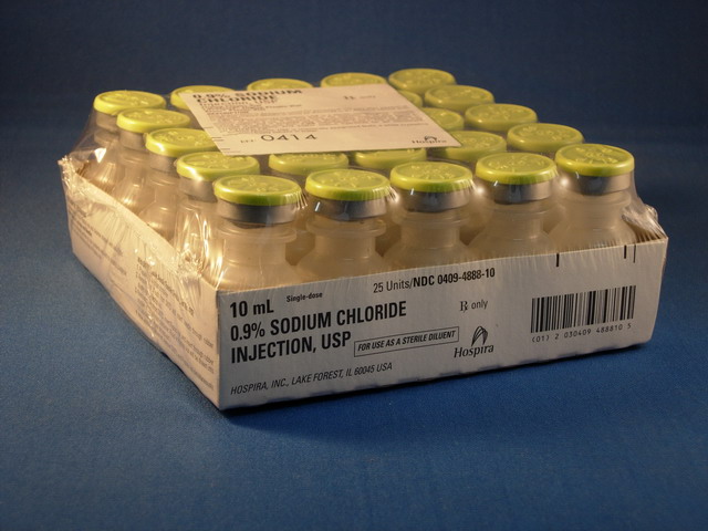 Sodium Chloride 0.9%, Sterile, Preservative free