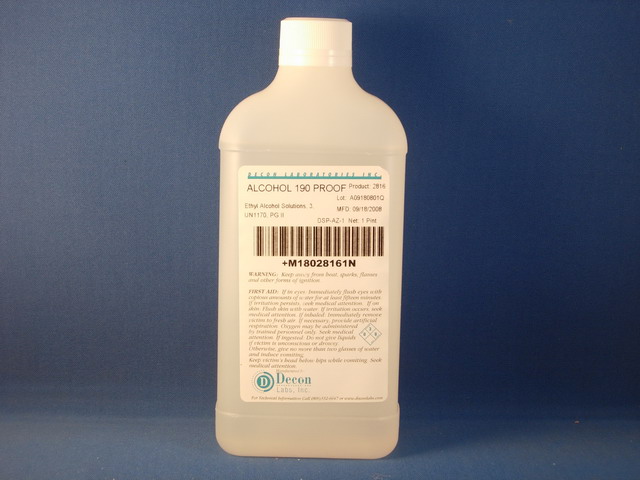 Ethanol 190 Proof (95%)